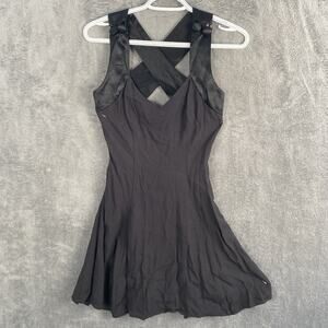 Blondie And Me 90s Y2K USA Black Sundress Short Grunge Goth Size 3/4